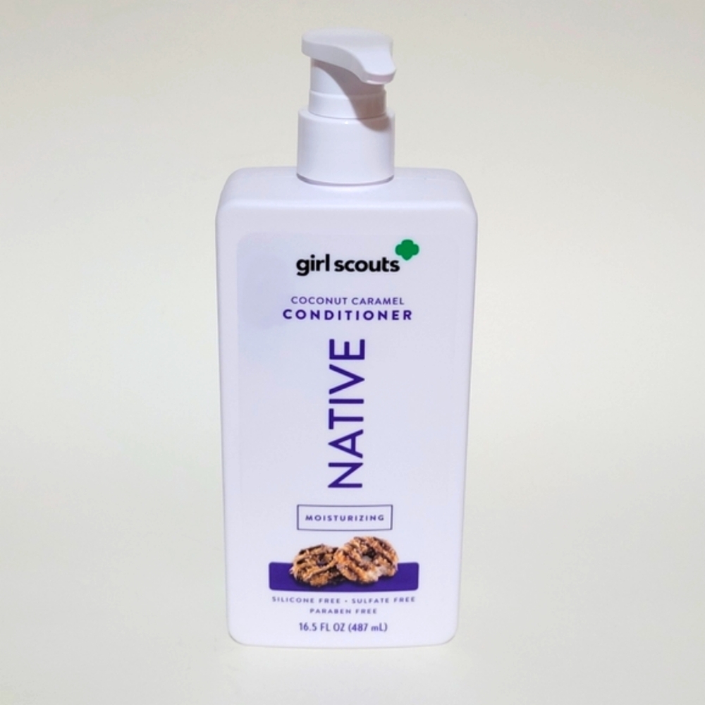 Native Girl Scout caramel coconut ltd edition conditioner  16.5oz pump NEW!